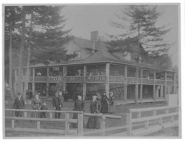 Theodore Peiser's photo of the Stockade Hotel on November 13, 1905