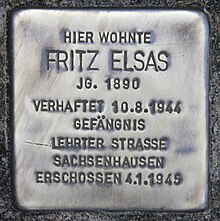 Stolperstein Patschkauer Weg 41 (LIchf) Fritz Elsas.jpg