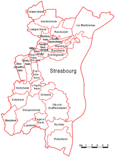 Eurométropole de Strasburg xaritasi