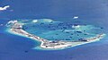 L'atollo corallino Subi Reef, su cui la Cina ha costruito una base navale