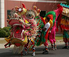 Bendigo is home to Sun Loong, the world's longest imperial dragon, a symbol of the city's Chinese heritage and a major drawcard of Bendigo's Easter Festival procession. For the remainder of the year, it is on display in the Golden Dragon Museum. SunLoong.jpg