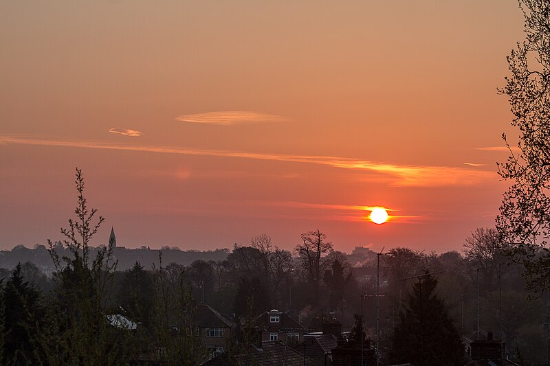 File:Sunrise over Enfield - geograph.org.uk - 4439869.jpg