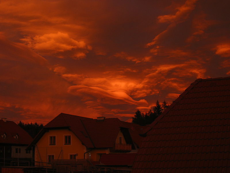 File:Sunset in austria.jpg