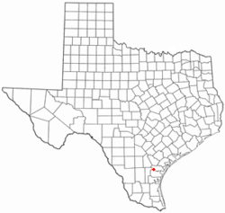 Location of San Patricio, Texas