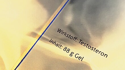 Testosterone Supplementation - Content 88 g Gel