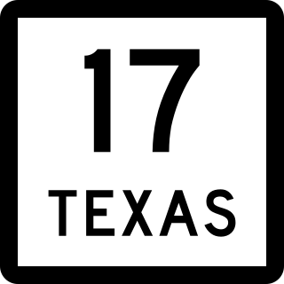 <span class="mw-page-title-main">Texas State Highway 17</span> State highway in Texas