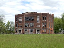 This school was built in the 1890s and was closed in the early 1980s The Burtrum School.jpg