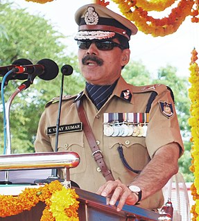 <span class="mw-page-title-main">K. Vijay Kumar</span> Indian police officer