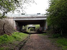 Site of Brownhills station The site of Brownhills station in 2018.jpg
