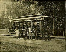 Terminus of Grand View Beach Railway The street railway review (1891) (14761095922).jpg