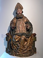 Trůnící sv. Mikuláš (konec 15. stol.), Freiberg