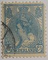 Briefmarke der Königin Wilhelmina
