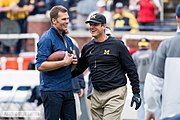 With Jim Harbaugh (17 September 2016)