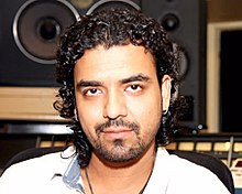Toshi Sabri at recording of songs for Jail in 2009