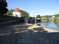 Depuis les quais du Doubs