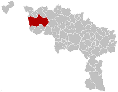 Tournai Hainaut Belgium Map.png