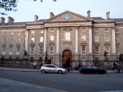 Trinity College Dublin. Robinson served as Reid Professor of Law in the university, as well as being one of its three elected senators in Seanad Éirea