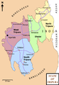 త్రిపుర రాష్ట్రం 8 జిల్లాలు, రహదారులు, చిన్న రైల్వే నెట్‌వర్క్ కలిగి ఉంది