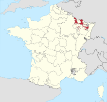 Trois-Evêchés in France (1789).svg