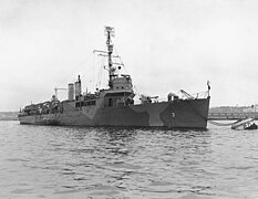 USS Gregory (DD-82) in port, circa early 1942