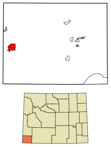 File:Uinta County Wyoming Incorporated and Unincorporated areas Evanston Highlighted 5625620.svg