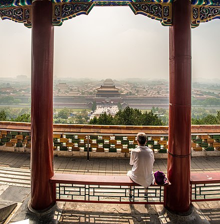 View of the Forbidden City from Jingshan Imperial Park