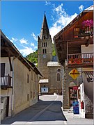 L'église dans le village