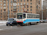 Tram op lijn 39, Vavilovastraat, 2010.