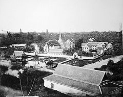 Ayutthaya skyline, photographed by John Thomson, early 1866