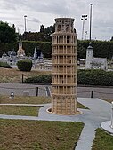 View of miniature monuments of Pisa at Mini Europe 04.jpg