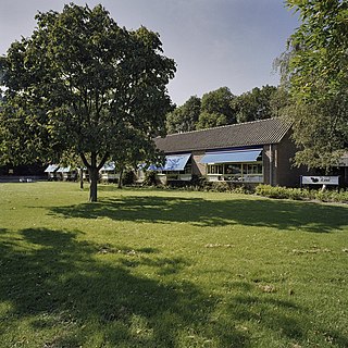 Luttelgeest Village in Flevoland, Netherlands