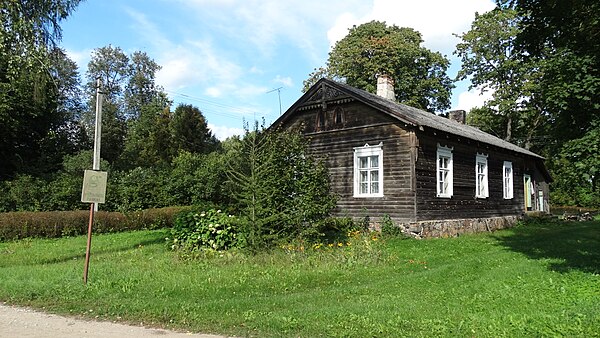 Werefkin's atelier on the family Blagodat summer estate, Lithuania. It is the only studio building in Lithuania of a 19th-century artist.