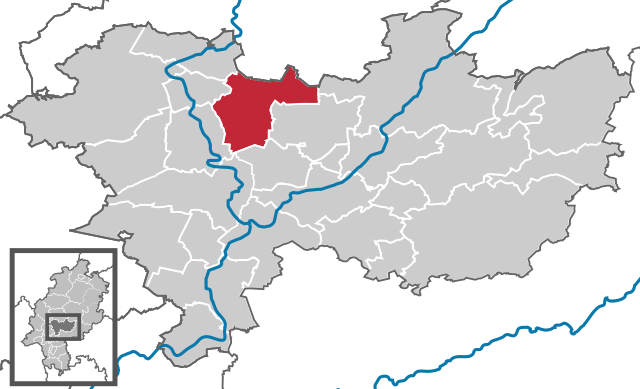 Läget för Wölfersheim i Wetteraukreis