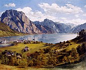 Lago Traunsee, 1835.