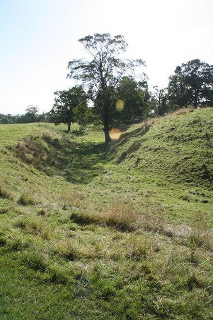 The castle moat