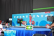 Deutsch: Gewichtheben bei den Olympischen Jugendspielen 2018; Tag 1, 7. Oktober 2018; Jungen 56 kg English: Weightlifting at the 2018 Summer Youth Olympics at 7 October 2018 – Boys' 56 kg