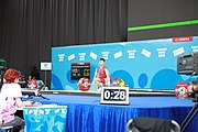 Deutsch: Gewichtheben bei den Olympischen Jugendspielen 2018; Tag 1, 7. Oktober 2018; Jungen 56 kg English: Weightlifting at the 2018 Summer Youth Olympics at 7 October 2018 – Boys' 56 kg