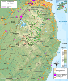 Wicklow'n taloudellisen toiminnan värikartoitus