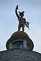 Đorđe Jovanović: A statue of Mercury on top of the Central credits bureau building in Novi Sad, Serbia, 1896