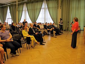 Wiki Party in Moscow 2013-05-18 (Welcome; Krassotkin; 01).JPG