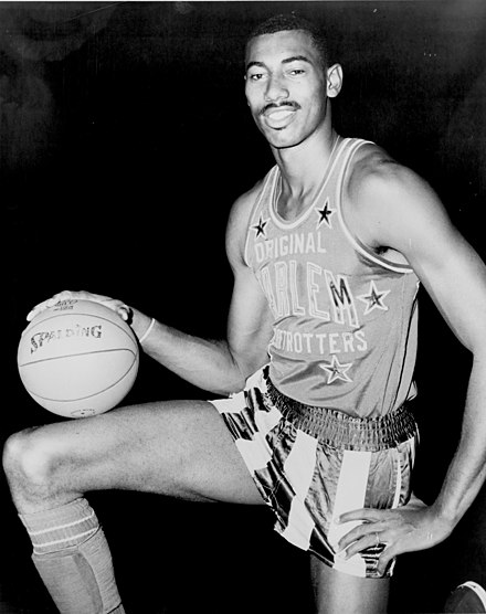 Wilt Chamberlain, un dels millors jugadors de la història de l'NBA.