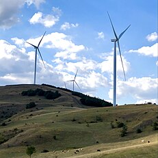 Bajgora Wind Farm in Mitrovica, Kosovo Wind Farm Bajgora Kosova.jpg