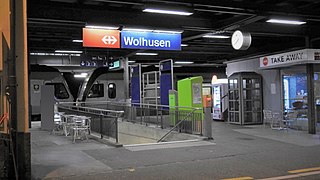 <span class="mw-page-title-main">Wolhusen railway station</span> Swiss railway station