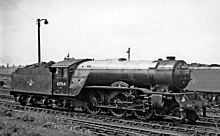 Named V2 60964 The Durham Light Infantry at York in 1958.  She had only been named the previous month.