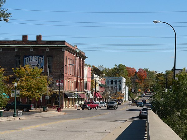 Image: Ypsilanti Depot Town sign