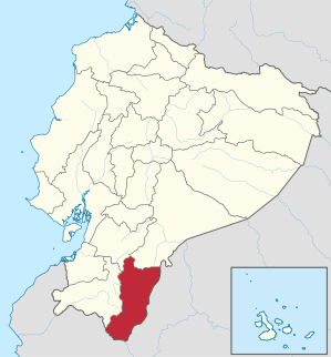 Location in Ecuador