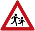 Zeichen 136-20 Kinder (Aufstellung links)