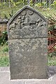 Zoophilia carving on Rock with Old Kannada script engraved at Kedareshwara Temple.JPG