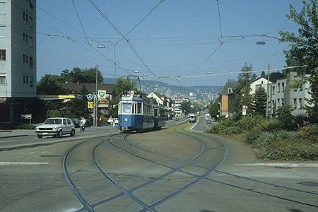 Zuerich vbz tram 5 be 650284