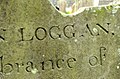 "Loggan" headstone, Templecorran, Ballycarry (2) - geograph.org.uk - 3136345.jpg
